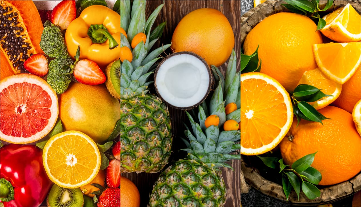 Cele 6 fructe care întrec portocalele la conținutul de Vitamina C